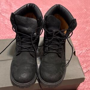 Timberland Men's Black Leather Boots